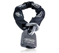 Artago 68T10 Maximum Security Motorcycle Chain Lock, Sold Secure Gold Approved, ø15 120cm/3,93ft, Bunker Selection, Forged Steel MONOBLOK Padlock, Anti Theft Heavy Duty Chain Lock for Moto Scooter