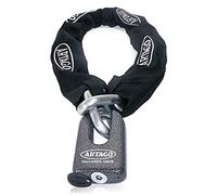 Artago 69T100 Maximum Anti-Theft Chain Lock Double Function Sold Secure Gold and SRA Approved, ø15 100 cm, Neutral, tu