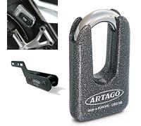 Artago 69T7 Pack Anti-Theft Disc Lock High Security + Bracket for Honda CB650F and CBR650F, SRA Approved, Sold Secure Gold, ART4