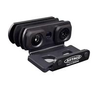 ARTAGO K400 Transport Bracket for ARTAGO 30X10 & 30X14 Disc Locks | Non-Removable Bars | Compression Sandwich System | Black Steel with Anti-Vibration Silentblocks