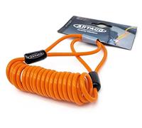 Artago R1 Motorcycle Reminder Cable, Braided Steel Cable Scratch-Resistant Coating, Anti Theft Disc Lock Reminder Cable for Motorcycle Lock, Helmet, Scooter, Bike, Scooter, 140cm/4,6in