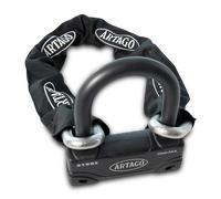 Artago Chain Lock 100+18xl U-lock Black 100 cm unisex