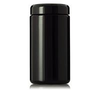 Artanis Home Black Ultraviolet Glass Jar with Lid | 500 ml 16 oz Airtight Smell Proof Container | Wide Neck Herb Storage, Ideal for Coffee, Tea, Spices, Dried Goods, Tall Glass Jar for Kitchen