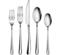 Artaste 56525 Rain II Forged 18/10 Stainless Steel Flatware 20-Piece Set, Service for 4, Silver