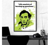 ARTAUD Quote1 Poster, Drama's Great Practitioners, Inspirational Quote, Uniquely designed poster, wall art, print. Artaud, Stanislavski, Brecht, Meisner. (A3)