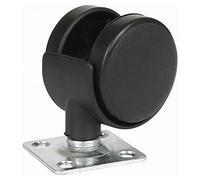 ArtBin 6856SW Super Satchel Cube Casters [Set of 4] Black, Ball Caster Wheels for Arts & Crafts Storage, 250 lb. Capacity