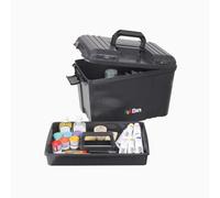 ArtBin 6917AB Sidekick XL Carrying Case, Portable Art & Craft Organizer with Handle, [1] Plastic Storage Case, Black