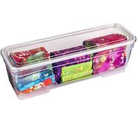 ArtBin 6971AG Lids 4-Pack, [4] Extra Long Art & Craft Organizer Boxes, Clear, 4 Pack-XL Bins