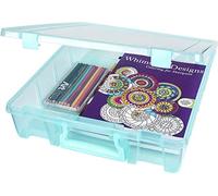 ArtBin Super Satchel Single Compartment-15.25 14 x 3.5-inch Aqua Mist, Other, Multicoloured, 10.81 x 37.56 x 39.46 cm