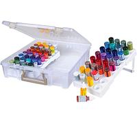 ArtBin Super Satchel with Glitter Glue Trays, Translucent