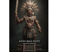 Artbook - Aztec Male Outfit - Character References Vol.03: 200+ Historical & Fantasy Aztec Warrior Outfit References for Artists, Game Designers, and ... - Aztec Outfit - Character References)