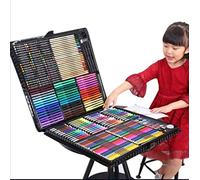 ArtBoss® 288pcs Artist Art Drawing Sets, Colored Pencil Drawing Art Marker Pen Set With Crayon Oil Paint Brush Drawing Professional Art Set Gift for Children Kids.