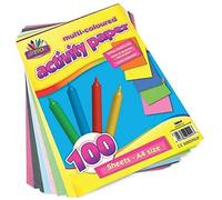 ARTBOX 2 x A4 Activity Paper - Assorted Colours (Pack of 100 Sheets)