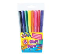 ArtBox 8 Fine Tip Fibre Colouring Pens ArtBox Multicolor