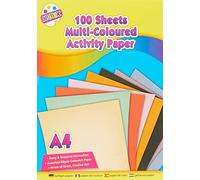 ArtBox A4 Activity Paper - Assorted Colours (Pack of 100 Sheets)