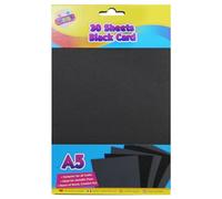 ArtBox A5 Activity Card - Black (Pack of 30 Sheets)