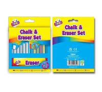 Artbox Chalk And Eraser Set (Pack Of 25) Multicoloured (One Size)