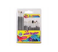 Artbox Paint Brush Set (Pack Of 15) Black/silver (One Size)