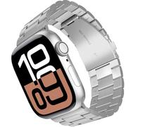 ARTCHE Compatible with Apple Watch Straps Series 11/10 42mm Series 9/8/7 41mm Series SE3/SE2/SE/6/5/4 40mm Series 3/2/1 38mm, Metal Watch Strap for Apple Watch Stainless Steel Replacement Band, Silver