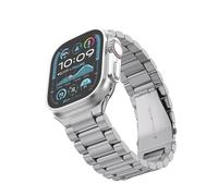 ARTCHE Titanium Watch Strap for Apple Watch 49mm/46mm/45mm/44mm, Compatible with iwatch Strap Ultra3/Ultra2/Ultra Series 11/10/9/8/7/SE3/SE2/SE/6/5/4, Stainless Steel Sports Band for Men, Titanium