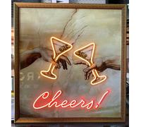 Artchi Cheers Neon Art Sign - 90 x 100 cm
