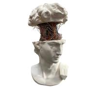 Artchi David Colourful Brain Large - Plaster - 75 x 30 cm