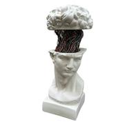 Artchi David Colourful Brain Medium - Plaster - 40 x 14 x 14 cm