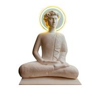 Artchi David in the Meditation - Plaster - 36 x 27 x 12 cm