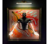 Artchi Illuminated Minds Neon Art - 90 x 90 cm