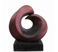 Artchi Wave - Red Ceramic - Fiberglass - 36 x 31 x 32 cm