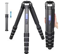 ARTCISE 78'' Professional Heavy Duty Carbon Fiber Tripod for Camera, 5-Section, Max Tube Dia 40mm, Load Up to 88lbs/40kg