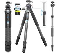 ARTCISE Carbon Fiber Heavy Duty Tripod, 81'' Professional for Camera, 10-Layer Carbon Fibre Tube, 32.5mm Leg, Low Profile Tripod Ball Head, Compatible with Canon Nikon Sony, DSLR SLR Digital Camcorder
