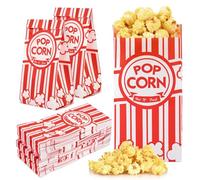 Artcochan 500 Pack Popcorn Bags Bulk, 1oz Disposable Paper Pop Corn Bags, Greaseproof Individual Servings for Popcorn Machine Carnival Party Movie Night Supplies