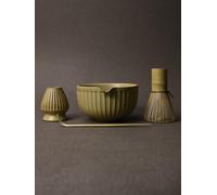 Artcome Matcha Bowl Set with Pouring Spout - Ceramic Matcha Bowl, Bamboo Whisk, Whisk Holder, Tea Scoop - Complete Traditional Japanese Tea Ceremony Kit for Home & Office - Ideal for Gift