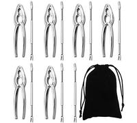 Artcome Seafood Tools Set Including 7 Forks and 6 Lobster Crab Crackers Nut Cracker Set