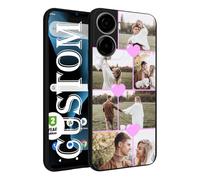 ArtCosy Custom Multiple Pictures/Photos Case for Cricket Magic 2 5G 2024, Design Your Own Personalized Picture Phone Case, Personalized Photo Picture Phone Case