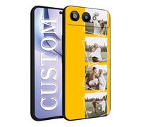 ArtCosy Personalized Custom Case for BLU G95, Customizable Image Name Text Photo Case, Soft Full-Body Thin Protective Cover Gift for Xmas Birthday