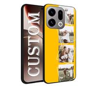 ArtCosy Personalized Custom Case for Oppo Find X9, Customizable Image Name Text Photo Case, Soft Full-Body Thin Protective Cover Gift for Xmas Birthday