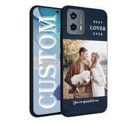 ArtCosy Personalized Custom Phone Case for Motorola Moto G 5G 2023, with Camera Protection and Soft Microfiber Lining, Custom Photo Liquid Silicone Case