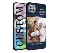 ArtCosy Personalized Custom Phone Case for Motorola Moto G 5G, with Camera Protection and Soft Microfiber Lining, Custom Photo Liquid Silicone Case