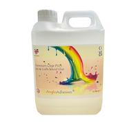 artcraft by anglo 2 Litre Clear PVA Glue for Crafting & Art. Eco Washable Crafters Glue for Kids Art, School Supplies, DIY Craft Projects & Sticking & Glueing Paper, Cardboard or Collage Art