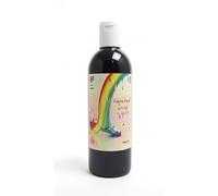 artcraft by anglo Black Fabric Paint in 500ml Bottle, Non-Toxic Washable Permanent Textile Paints for Schools Supplies and Kids Art & Craft Projects