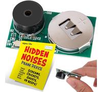 ArtCreativity 4-in-1 Hidden Noise Maker Prank, Long-Lasting Hidden Sound Prank with Cricket, Beeping, Scream, and Singing Ghost Noises - Compact Annoying Noise Maker with Unique Speed-Up Feature