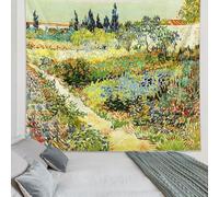 ARTCREATOR Van Gogh Wall Tapestry for Bedroom, Van Gogh Wall Art Posters for Room Aesthetic, Vintage Floral and Plant Wall Hanging, Garden Aesthetic Tapestries for Living Room Dorm (51" x 59")-02