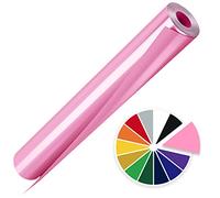 Artcut Heat Transfer Vinyl, 12" X 10ft Htv Vinyl Iron On Vinyl, Permanent Vinyl, Vinyl Roll Adhesive Vinyl(Pink)