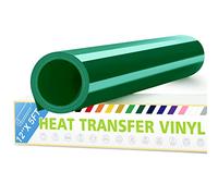 Artcut Heat Transfer Vinyl Roll, 12" x 5ft HTV Iron On Vinyl Bundles, Adhesive Permanent Vinyl, Printable Vinyl Wrap for Fabric T-Shirt, Clothes, Hats, Bags, Crafts (Green)