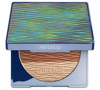 ARTDECO All Seasons Bronzing Powder - Tri-Colour Bronzer for Naturally Tanned Complexion - Limited Ocean Wave Design with Long Lasting Finish - 13.5 g