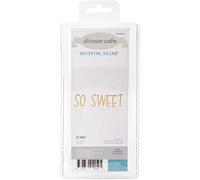 Artdeco Creations Ultimate Crafts Sweet Sentiments Hotfoil Plate, 3" X.8