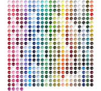 ARTDOT 445 Colours DMC Diamond Beads - 89000 Pieces Round Beads Replacement for Diamond Art Kit Crafts