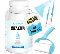 ARTDOT 480 ML Diamond Art Sealer Kits for Adults, Crystal Art Large Capacity Glue as Diamond Painting Accessories and Jigsaw Puzzles Tools